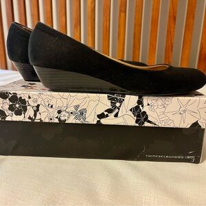 Chinese Laundry Classic Black Wedge Shoes